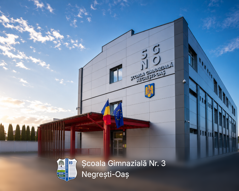 Școala Gimnazială Nr. 3 Negrești-Oaș - fațada principală